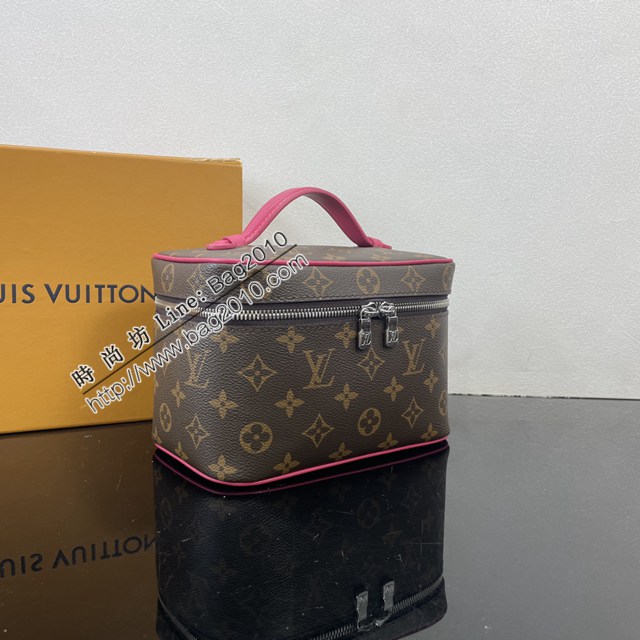LV路易威登2023专柜新款M46767 M46766 LV老花Nice迷你化妆包 ydh5428